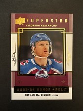 2023-24 Upper Deck SUPERSTAR HONOR ROLL Hockey #HR-23 Nathan MacKinnon EX/NM