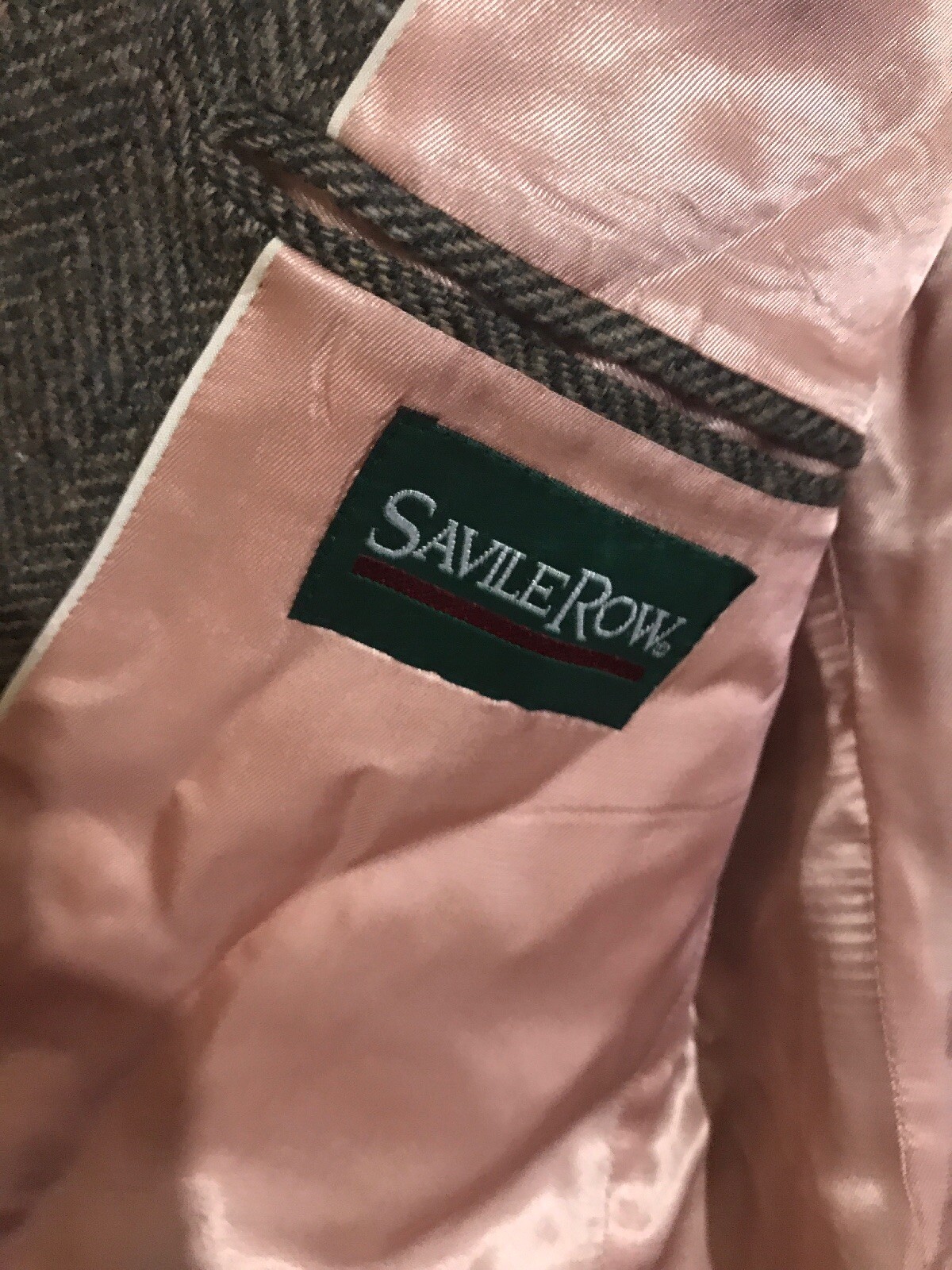 FILA Blazer uomo Savil Row 100% lana migliore lana del mondo vintage classico chevron