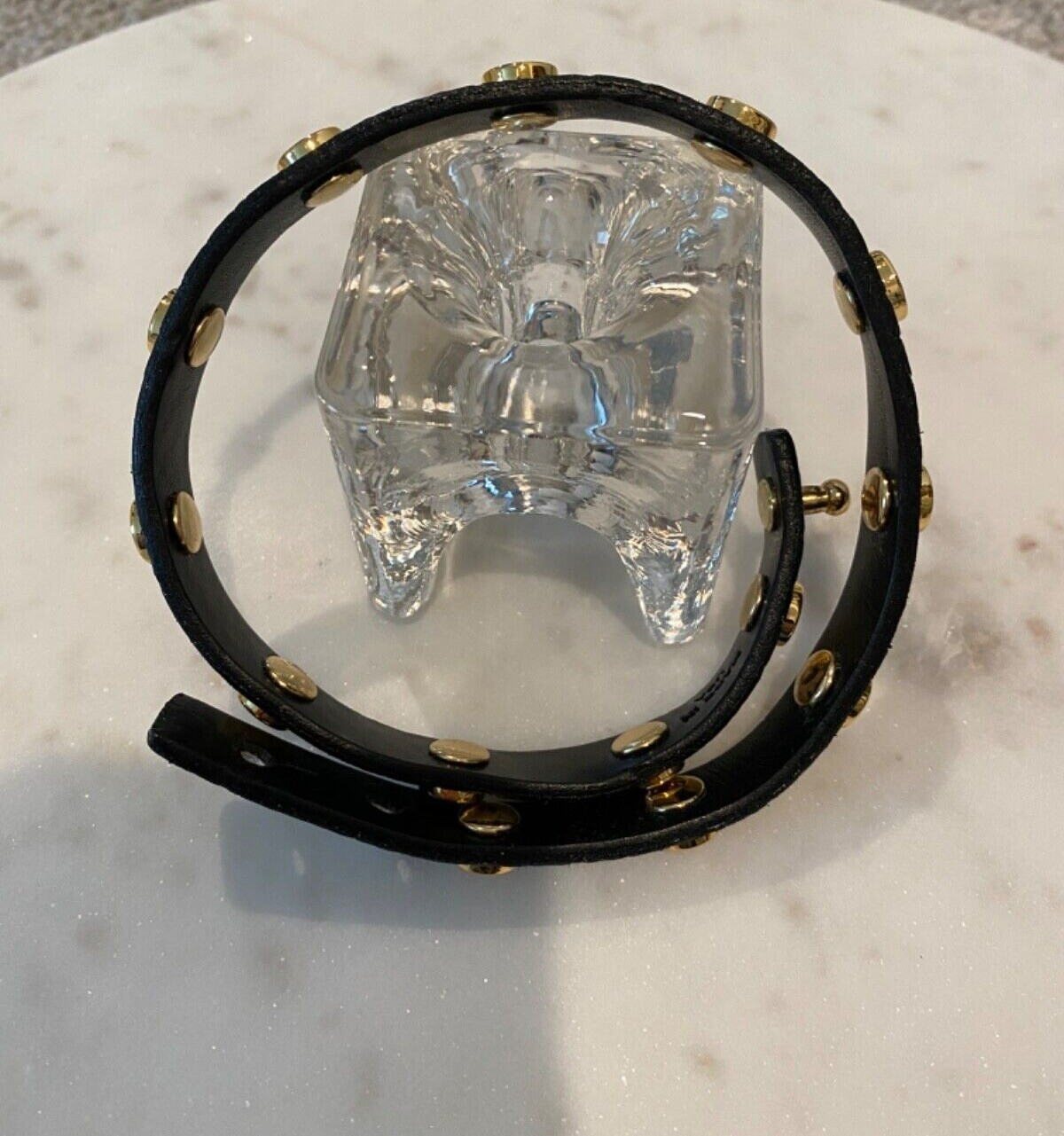 Authentic Tory Burch Miller Stud Double Wrap Exot… - image 12