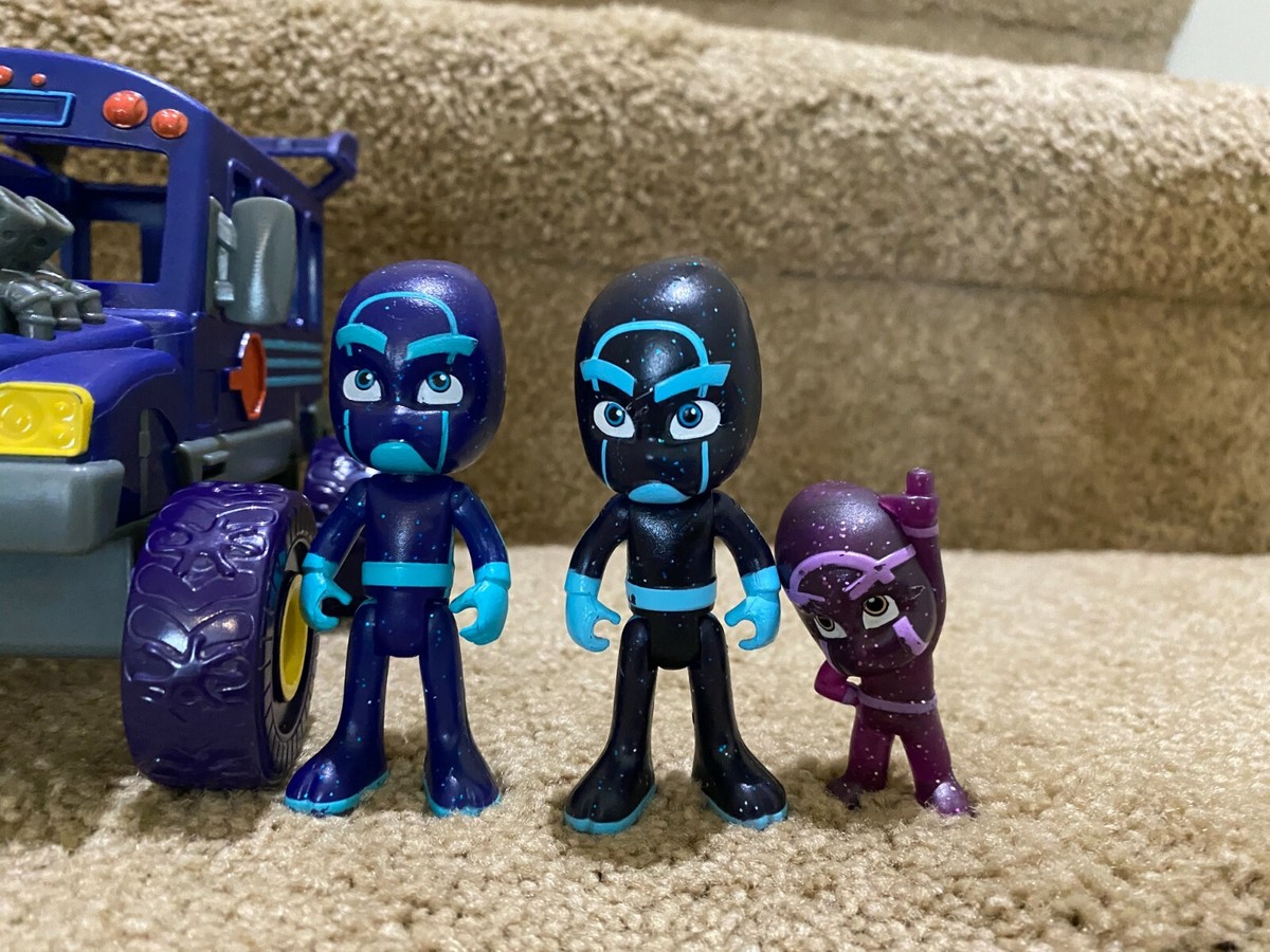 Disney PJ Masks Night Ninja Bus Ninjalinos Stacking Figures Disney PJ Masks Night Ninja Bus Ninjalinos Stacking Figures