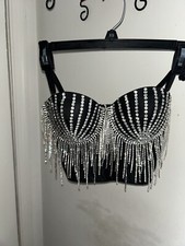 Rhinestone bustier Top; Elegant Design, Akira brand Adding a touch of elegance