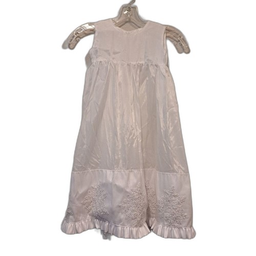 Girls white flower girl dress wedding baptism christening Convertible 2-3 tiers - Picture 10 of 16