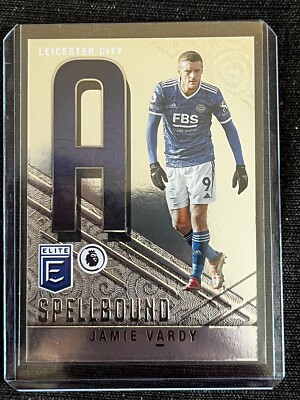 CARD PANINI DONRUSS ELITE PREMIER LEAGUE 2021 JAMIE VARDY SPELLBOUND # 24 MINT