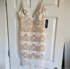 Lulus Sway Away White Crochet Lace Dress Nwt Size Small Lulus Sway Away White Crochet Lace Dress Nwt Size Small