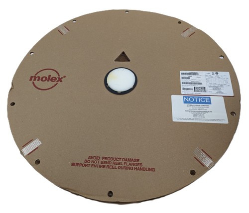2500 Molex 0190030107 22-18AWG Quick Disconnect Red Crimp Sockets for .25" Tab - Picture 5 of 11