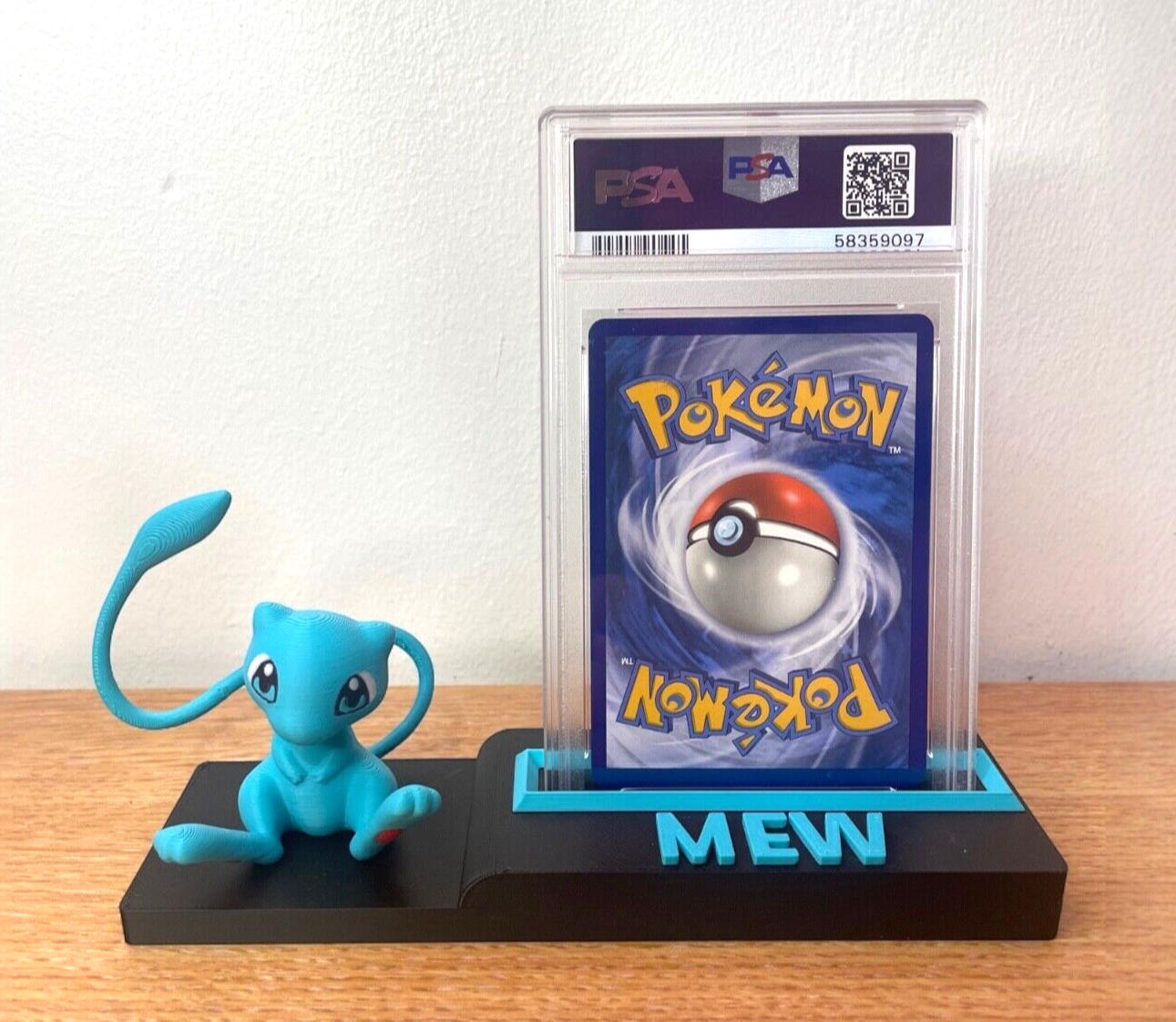 PSA ACE Pokemon Card Stand Holder for Graded MEW or Custom Display