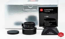 Leica 28mm F5.6 Summaron-M Matte Black Paint Boxed #11928, USA Seller