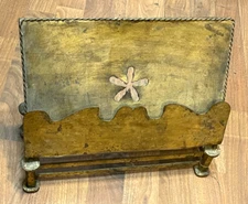 Vintage Antique Ornate Antique Gold Metal Lectern Book Stand Holder