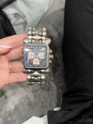 OAKLEY MINUTE MACHINE WATCH GRAY DIAL SWISS MADE OAKLEY TIME TANK