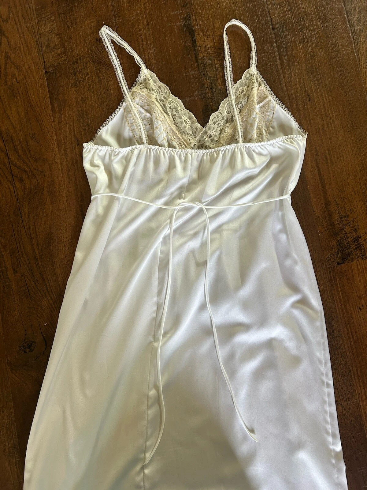UNDERCOVER Abito slip pizzo babydoll Victorias Secret vintage anni 70 midi M ricamato raro