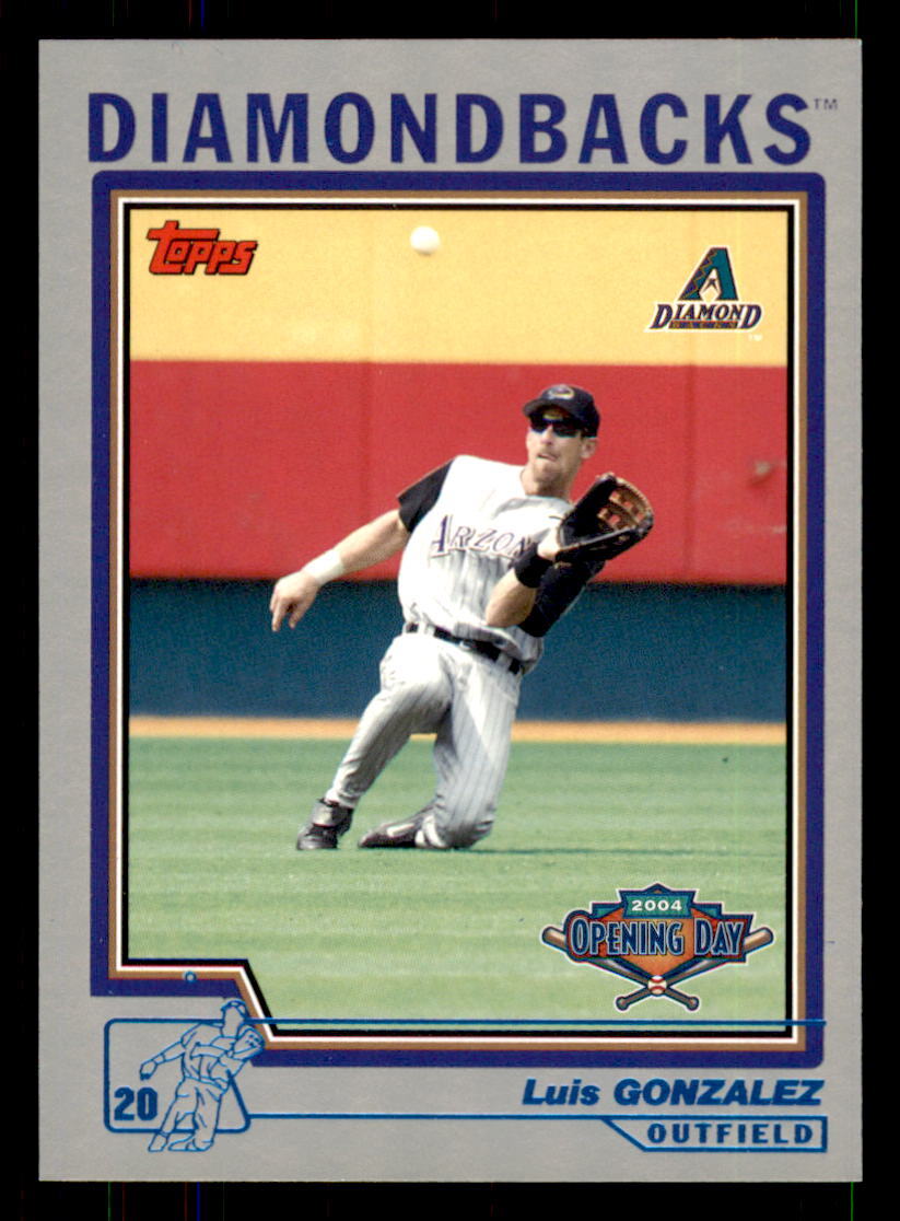 2004 Topps Opening Day  #103 Luis Gonzalez Arizona Diamondbacks