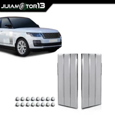 Door Side Fender Vent Molding Cover Trim Fit For Range Rover L405 13-22 Silver