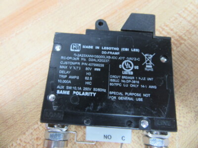 CBI D2A23XANH35000LXB-XXXXXBHVAX2-C Circuit Breaker 50A | eBay