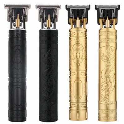 Professional Cordless Beard & Hair Trimmer With Guards USB Recharge Clipper