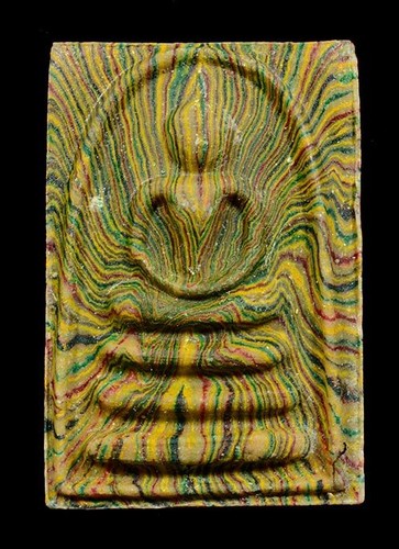 Rare!Phra Somdej Rainbow Golden 4Takrut LP Pae Wat Pikulthong Thai Amulet Buddha - Picture 2 of 7