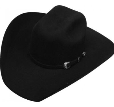 Summit Hats 4x Fur Blend Silverton Black Felt Cowboy Vaquero Hat