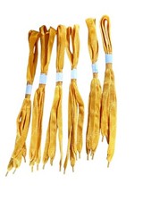 6 Pack of Shoelaces Orange/White