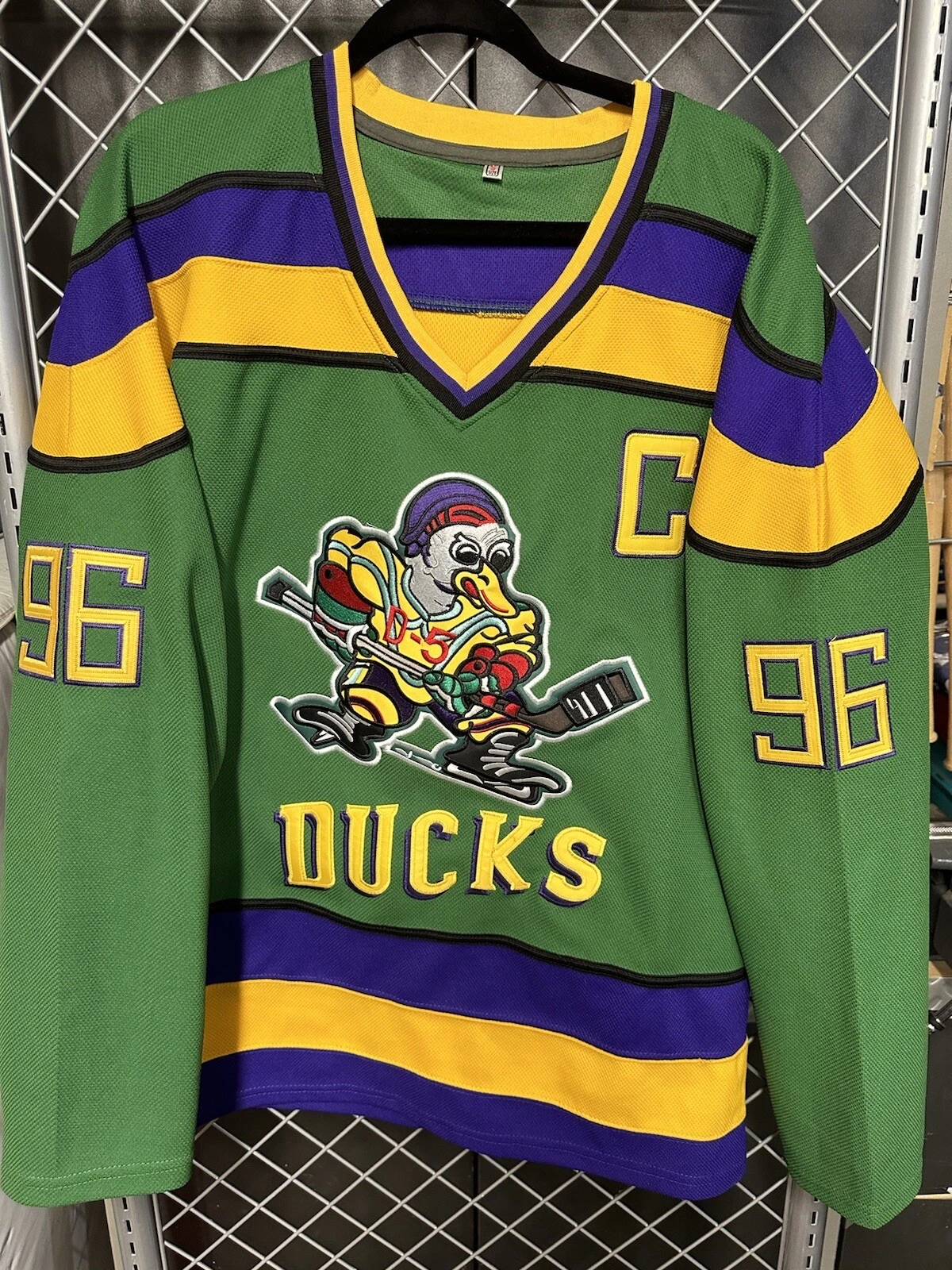 The Mighty Ducks Movie Charlie Conway #96 Hockey Jersey