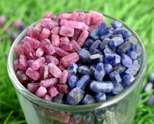 100.00% Natural Top Grade Ruby & Blue Sapphire Raw Loose Gemstone Lot 100.00 Ct
