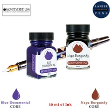 Monteverde 60ml Core Ink Bottle (30ml Blue Documental, 30ml Napa Burgundy)