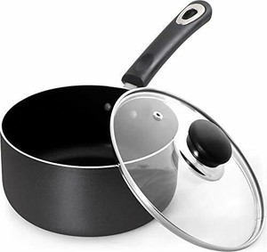 Utopia Kitchen 2 Quart Nonstick Saucepan with Glass Lid - Induction Bottom  eBay