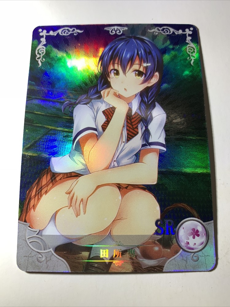 Megumi Tadokoro Food Wars SR 28 Goddess Story Foil Anime Waifu Card Girl Doujin