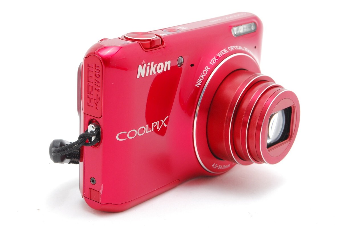 TOP MINT] Nikon Coolpix S6400 Digital Touchscreen Camera Red w