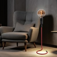 Tischlampe Tischleuchte Wohnzimmerlampe Retro Led Filament Flurlampe H 46,5 Cm