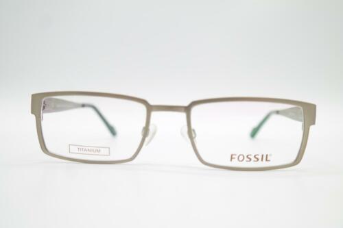 Fossil Burlington OF1253 712 Grey Braun Angular Glasses Frames New - Picture 1 of 6