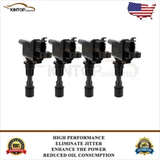 4 Ignition Coils Pack For Mazda Miata L4 1.8L 2001 2002 2003 2004 2005