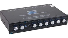 Power Acoustik PWM-16 4-Band Graphic Equalizer w/ Built-In Pre-Amp & Subwoofer