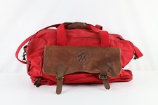 Borsone Borsone Vintage anni 90 Thrashed Marlboro Country Store Spell Out Bordo in Pelle Re