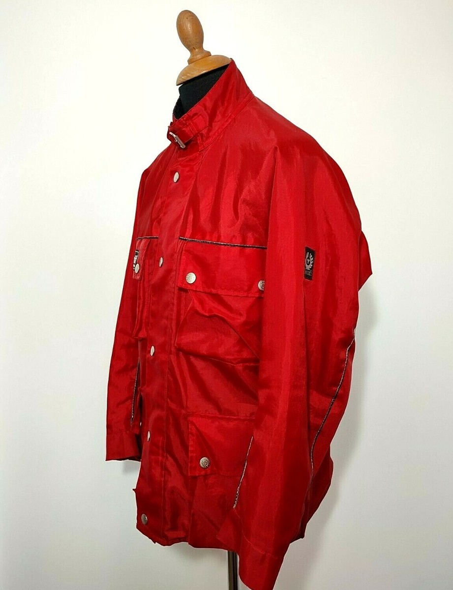80s Belstaff Outlawモーターサイクルジャケット赤 38 M Belstaff ベルスタッフ Outlaw アウトロー 80年代 英国製