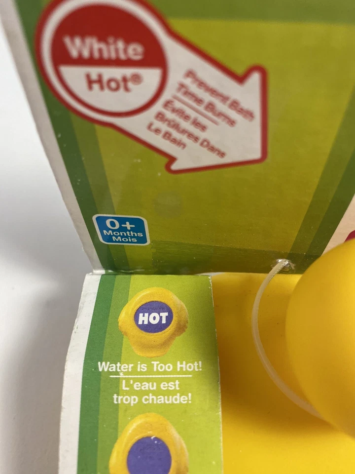 Pato de baño de seguridad Munchkin nuevo con etiquetas con alerta blanca 0M+ LEER DESCRIPCIÓN Foto 3 de 4