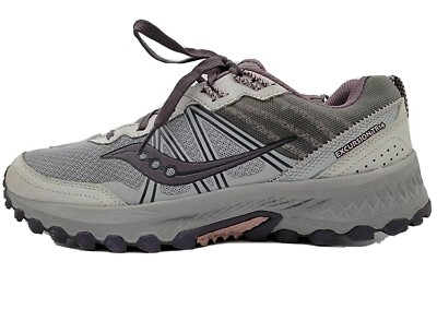 SAUCONY Excursion TR 14 Trail Running Shoe Women SZ 11 Gray *FREE SHIPPING