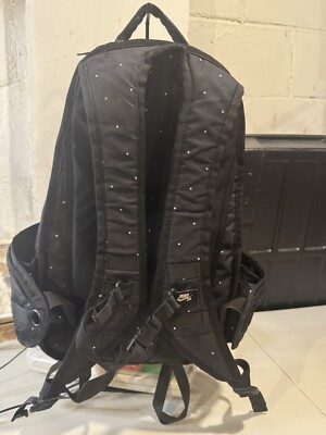 NIKE SB Backpack Black Neon Green Laptop Pocket Straps Lightweight 