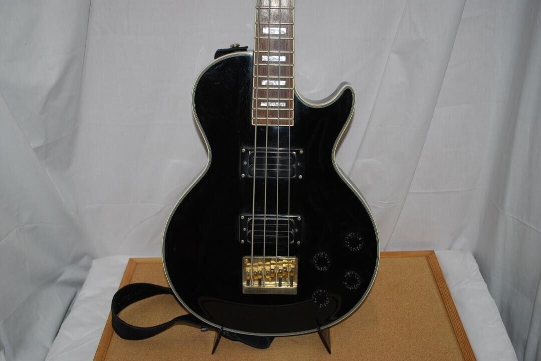 Grass Roots G-LB-52CC Les Paul Custom Bass - Black | eBay Grass Roots G-LB-52CC Les Paul Custom Bass - Black | eBay