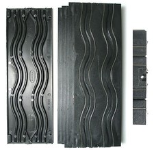 6pc Aurora Model Motoring HO Slot Car Lock  Joiner 9" WIGGLE TRACK Unused 1501