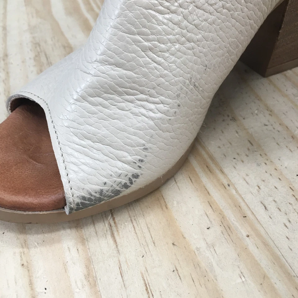Sandalias L Artigiano Lucchese para mujer 39 tiras cuero crema Italia Foto 4 de 4