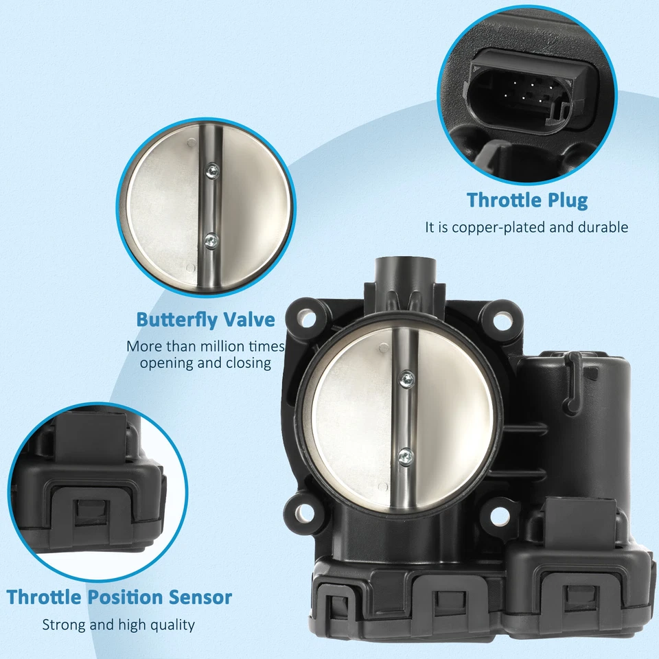 Para Jeep Wrangler 3,8 L 2008-2011 Chrysler Pacifica 3,8 L 2008 carrocería del acelerador Foto 4 de 4