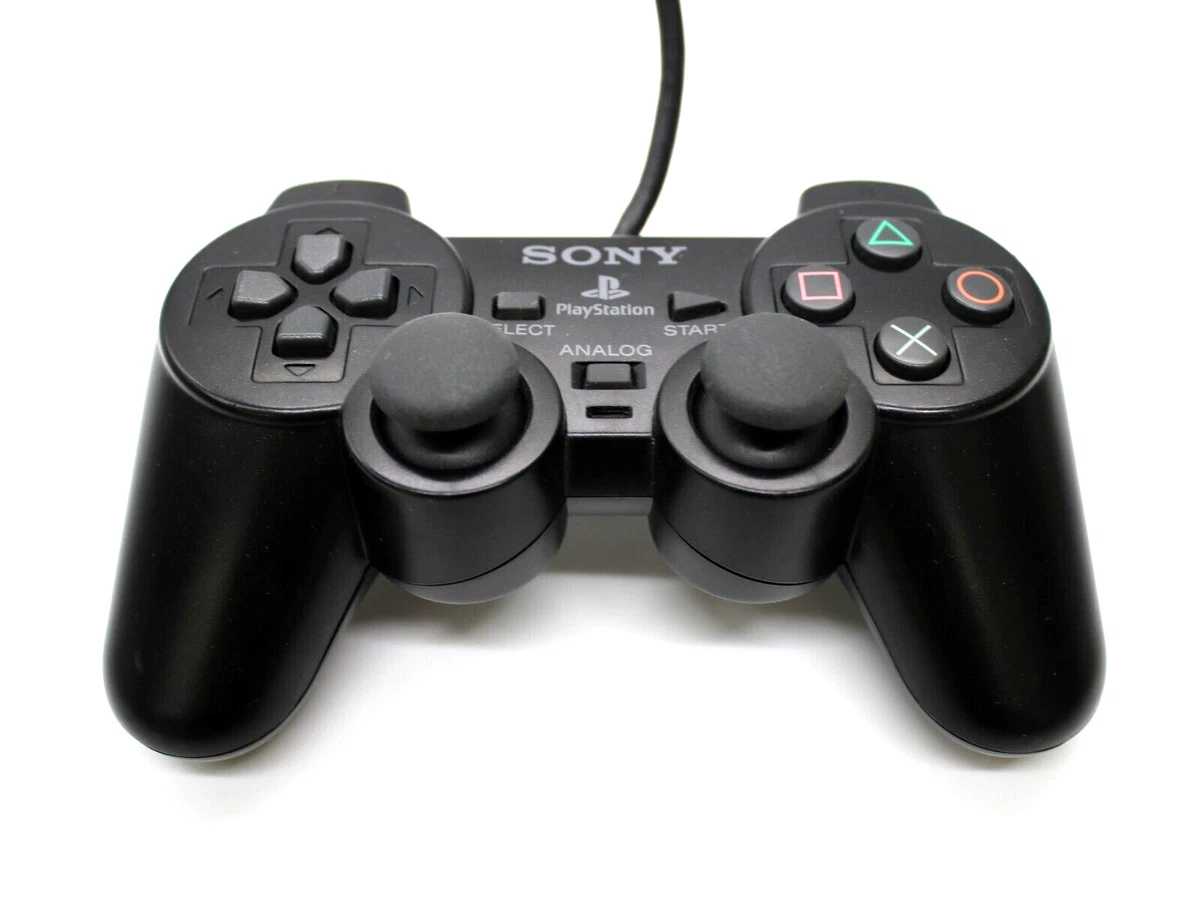 Controller originale PS2 nero DualShock 2 Sony PlayStation SCPH-10010