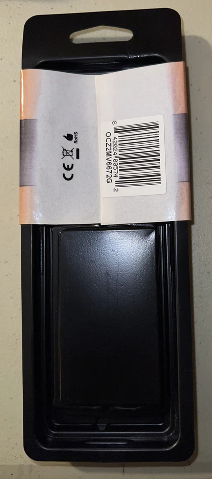 2GB SODIMM PC2 5400 OCZ OCZ2MV6672G Memory New Old Stock - Image 2 of 2