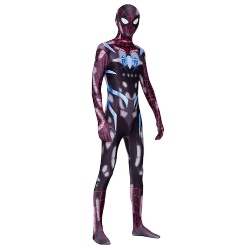 Kids Adults Cosplay Spiderman Jumpsuit Fancy Dress Party Outfit Bodysuit Costume - Picture 39 of 44