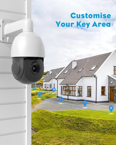 Cámara IP POE Exterior Compatible con HIK Seguimiento Automático 360° 8MP 18X Zoom - Imagen 17 de 24