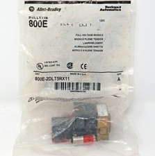 ALLEN BRADLEY 800E-2DLT5RX11 / 800E2DLT5RX11 Illuminated Push-to-Test Operator