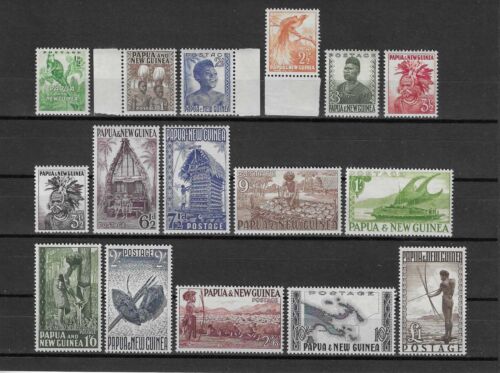 PAPUA NEW GUINEA 1952/58 SG 1/15 MNH Cat £90 - Picture 1 of 2