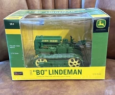 1943 BO Lindeman Die-Cast John Deere Crawler Tractor SpecCast 1/16 Scale