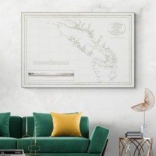 1798 Map of Vancouver Island – Coastlines, Settlements & Pacific Northwest Print