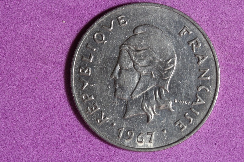 ESTATE FIND 1967 - French Indo China 50 Cents Silver Foreign Coin! #N08504