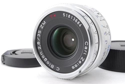 [Mint] Carl Zeiss C Biogon T* 35mm f2.8 ZM for Leica M Silver Lens #1831